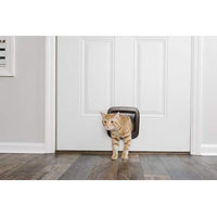 Produktbild von PetSafe Katzenklappe aus Kunststoff in Braun mit manueller Verriegelung