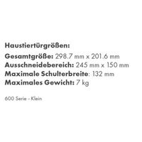 Produktbild von PetSafe Katzenklappe flexibel mit Aluminiumrahmen Größe S
