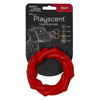 Produktbild von PetSafe Kauspielzeug aus Rinderhaut und Nylon in Rot Ø11 cm