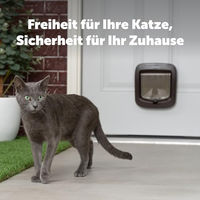 Produktbild von PetSafe Mikrochip Katzenklappe braun wasserfest aus Kunststoff - 1 Stk.