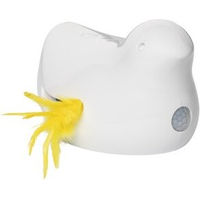 Produktbild von PetSafe Peek-a-Bird Katzenspielzeug Federspielzeug aus Kunststoff in Weiß