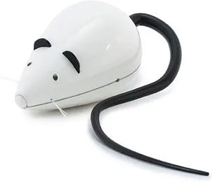 PetSafe RoloRat Interaktives Elektronisches Katzenspielzeug Rollende Maus aus Kunststoff in Rot und Weiß – Bild 1 von 8