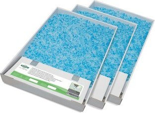 PetSafe Scoop Free Einweg-Toilettenschalen für selbstreinigende Katzentoiletten mit Silikat in Blau – Bild 1 von 3