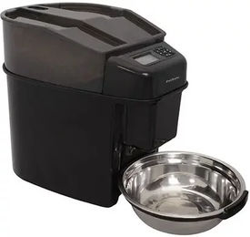 PetSafe Simply Feed Digitaler Futterautomat für Hunde und Katzen in Schwarz und Transparent aus Kunststoff – Bild 1 von 5