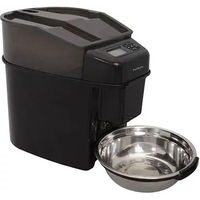 Produktbild von PetSafe Simply Feed Digitaler Futterautomat für Hunde und Katzen in Schwarz und Transparent aus Kunststoff