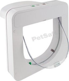 PetSafe Smart Flap Mikrochip Katzenklappe mit Chiperkennung in Weiß – Bild 1 von 7