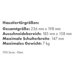 PetSafe Staywell 2-Wege Haustierklappe für Hunde und Katzen der großen Rassen in Weiß – Bild 1 von 10