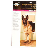 Produktbild von PetSafe Staywell Aluminium Katzenklappe Ersatzklappe XL Silber Transparent