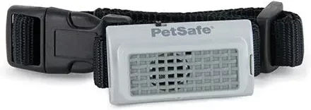PetSafe Ultraschall-Anti-Bell-Halsband zur Hundeerziehung aus Nylon in Schwarz und Grau, verstellbar 15-65 cm – Bild 1 von 2