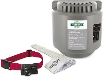 PetSafe Wireless Mini Hundezaun Set wasserdicht aus Kunststoff in Grau – Bild 1 von 2