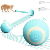 Produktbild von Petsation Elektrischer Katzenball Interaktives Katzenspielzeug aus Silikon Türkis