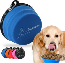 Petsation Faltbarer Reisenapf für Hunde Blau 2x350 ml - 2 x 350 ml – Bild 1 von 1
