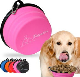 Petsation Faltbarer Reisenapf für Hunde Rosa 350 ml - 350 ml – Bild 1 von 1