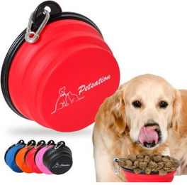 Petsation Faltbarer Reisenapf für Hunde Rot 2x350 ml - 2 x 350 ml – Bild 1 von 1