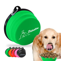 Petsation Faltbarer Reisenapf für Hunde aus Silikon Grün 1000 ml – Bild 1 von 8
