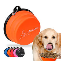 Produktbild von Petsation Faltbarer Reisenapf für Hunde aus Silikon Orange 350 ml - 350 ml