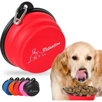 Produktbild von Petsation Faltbarer Reisenapf für Hunde aus Silikon Rosa 1000 ml - 1 l