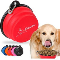 Produktbild von Petsation Faltbarer Reisenapf für Hunde aus Silikon Rot 350 ml - 350 ml