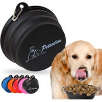 Produktbild von Petsation Faltbarer Reisenapf für Hunde aus Silikon Schwarz 1500 ml - 1500 ml