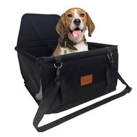 Produktbild von Petsation Hundeautositz Schwarz aus wasserdichtem Oxford-Gewebe für kleine Hunde Standard