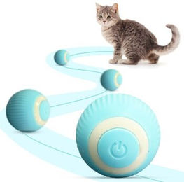 Petsation Interaktives Katzenspielzeug Elektrischer Ball aus Silikon – Bild 1 von 3
