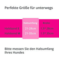 Produktbild von Petsation LED Katzenhalsband pink mit Akku für alle Altersstufen - 1 Stk.