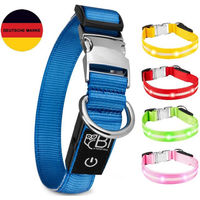 Produktbild von Petsation LED Leuchthalsband für Hunde Blau Größe L