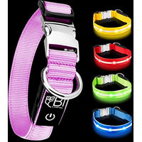 Produktbild von Petsation LED Leuchthalsband für Hunde Pink Größe S (28-40 cm)