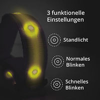Produktbild von Petsation LED Leuchthalsband für Hunde Gelb XS Mini - 1 Stk.