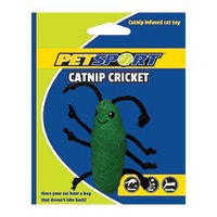 Produktbild von PetSport Katzenminze Plüsch Spielzeug Kricket Grün