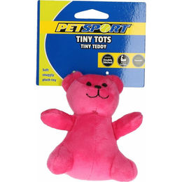 Petsport Tiny Tots Teddy Plüschspielzeug Rosa - 1 Stk. – Bild 1 von 2