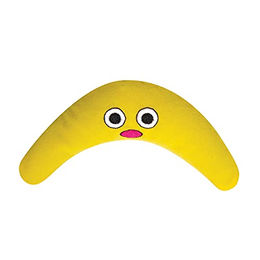 Produktbild von Petstages Catnip Boomerang Buddy Katzenspielzeug aus Plüsch Gelb - 1 Stk.