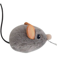 Produktbild von Petstages Catstages Katzenspielzeug Squeak Squeak Mouse aus Plüsch in Braun und Grau