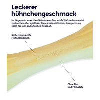 Produktbild von Petstages Chick-A-Bone Kauspielzeug für Welpen mit Huhn Geschmack in Beige Größe M - 1 Stk.