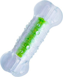 Produktbild von Petstages Crunchcore Kauspielzeug für Hunde aus Gummi in Grün/Transparent Größe M - 1 Stk.