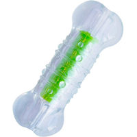 Produktbild von Petstages Crunchcore Kauspielzeug für Hunde aus Gummi in Grün/Transparent Größe M - 1 Stk.