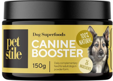 Petstile Canine Booster Gelenkgesundheit Supplement für Hunde zur Unterstützung von Gelenken, Haut, Fell und Verdauung 150g – Bild 1 von 4