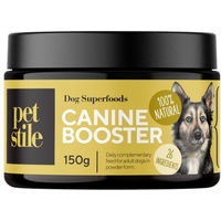 Produktbild von Petstile Canine Booster Gelenkgesundheit Supplement für Hunde zur Unterstützung von Gelenken, Haut, Fell und Verdauung 150g