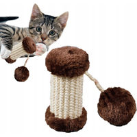 Produktbild von PETSTORY Kratzspielzeug für Katzen mit Sisal und Glocken 10x5cm