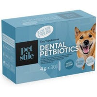 Produktbild von Petsy Labs Petstile Dental PetBiotics Probiotika für Zahnpflege und Magen-Darm-Gesundheit für alle Altersstufen