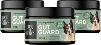 Petsy Labs Petstile Gut Guard Probiotisches und Präbiotisches Pulver für Hunde zur Unterstützung von Verdauung und Immunsystem 3 x 150g - 3 x 150 g – Bild 1 von 7