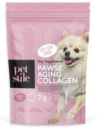 Petsy Labs Petstile Pawse Aging Collagen Pulver zur Seniorenpflege für Gelenke Haut und Immunsystem – Bild 1 von 3
