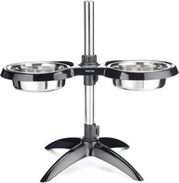 PetTec Erhöhter Hundenapf Doggy Bar XL Schwarz aus Melamin für große Hunde aller Altersstufen – Bild 1 von 11