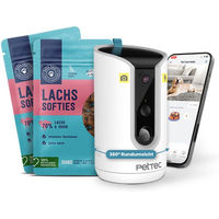 Produktbild von PetTec Hello Cam Belohnungssnack Lachs Softies für Senioren 2x90g - 2 x 90 g