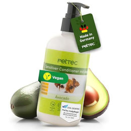 PetTec Hunde Conditioner mit Avocadoöl Essenz 250ml Vegan und Hypoallergen - 250 ml – Bild 1 von 13