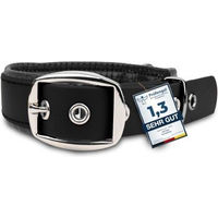 Produktbild von PetTec Hundehalsband aus Kunstleder für kleine Rassen schwarz XS wasserfest - 1 Stk.