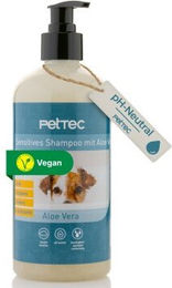 PetTec Hundeshampoo Aloe Vera sensitiv vegan 500ml - 500 ml – Bild 1 von 13