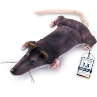 Produktbild von PetTec Interaktives Katzenspielzeug Elektrische Ratte aus Plüsch mit Katzenminze