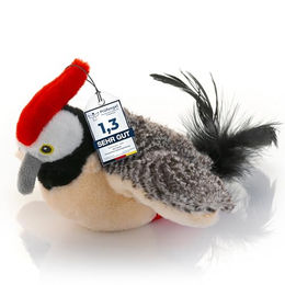 PetTec Interaktives Katzenspielzeug Specht aus Plüsch mit Katzenminze und USB-C Aufladung – Bild 1 von 8