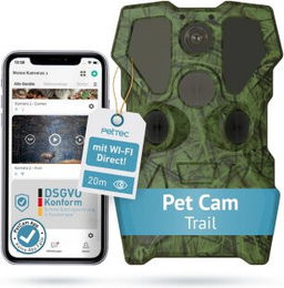 PetTec Pet Cam Trail Haustier-Kamera in Grün – Bild 1 von 2